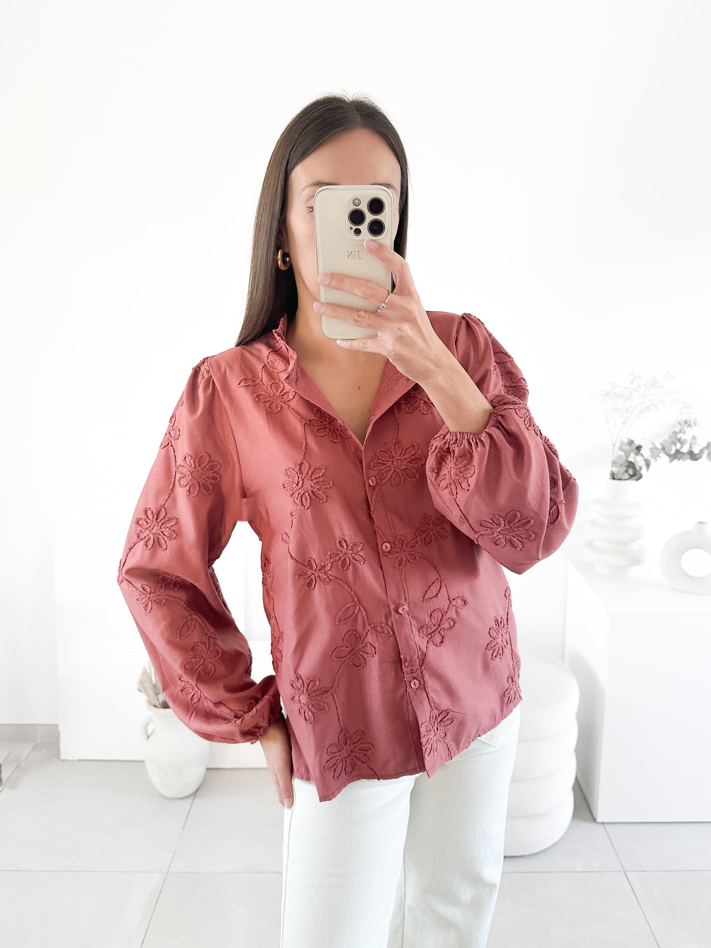 Blouse Valérie rose