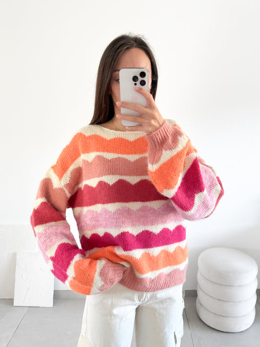 Pull Lili couleur Sunset