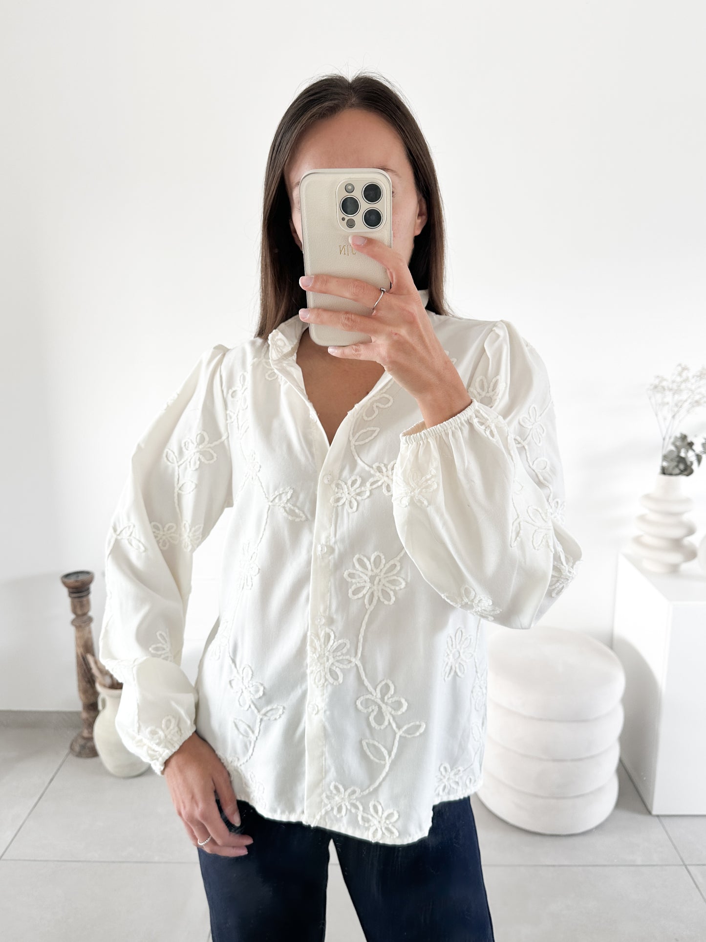 Blouse Valérie blanche