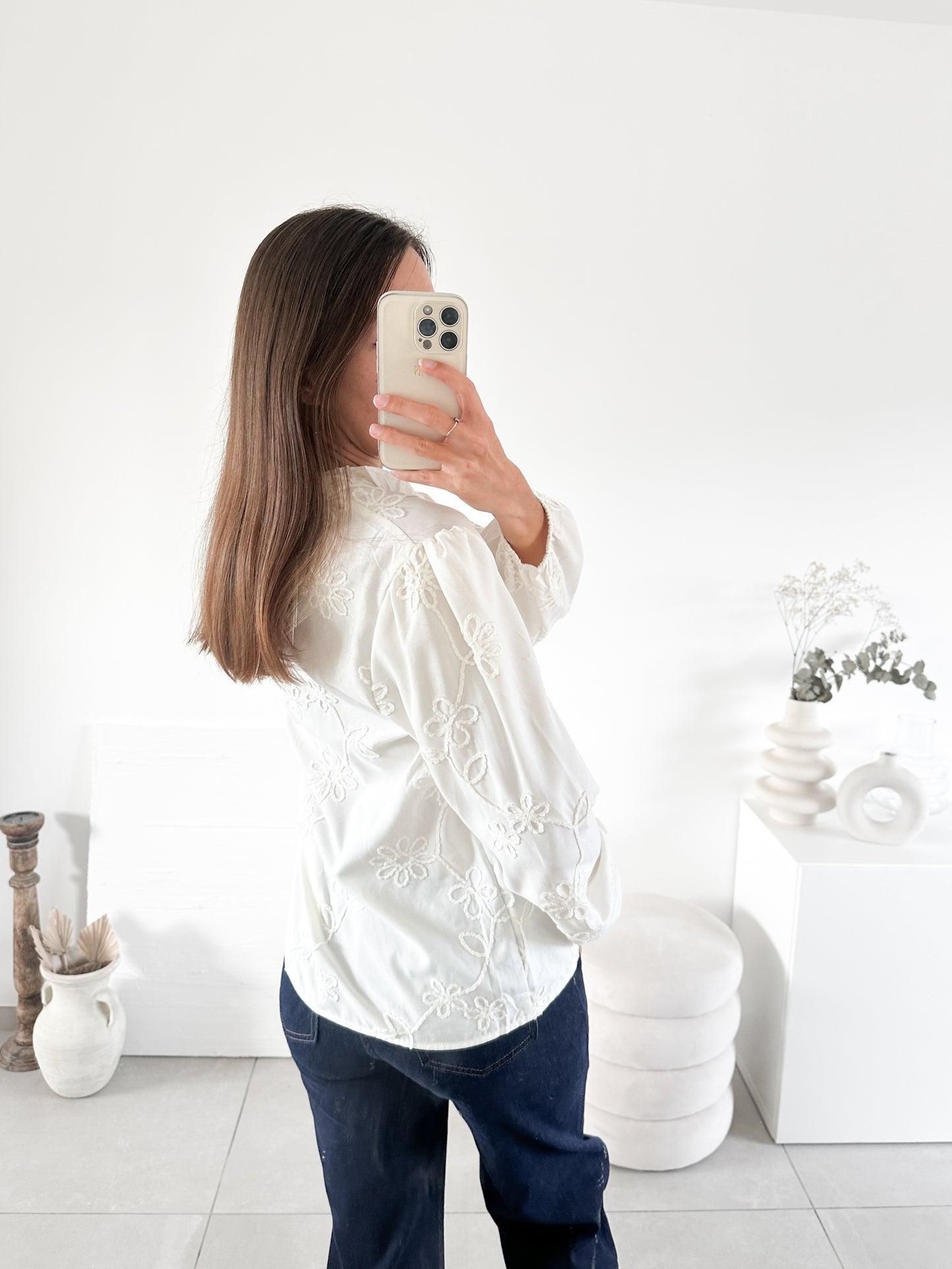 Blouse Valérie blanche